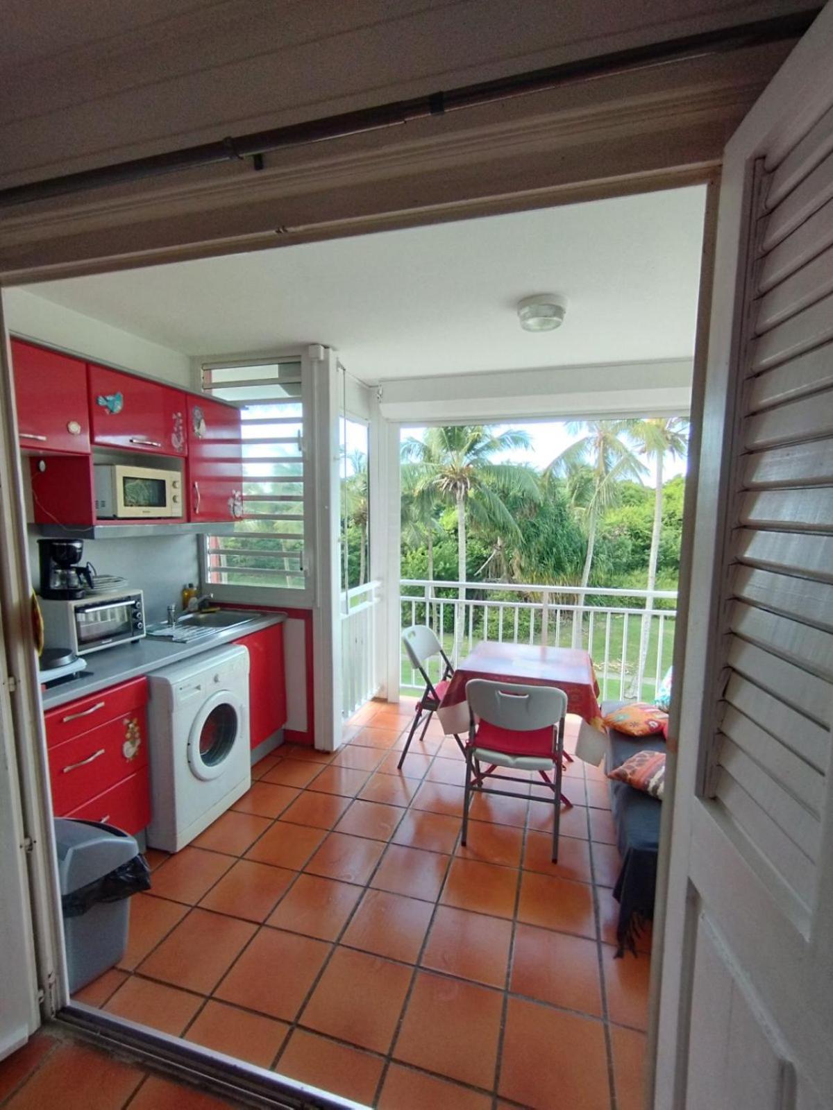 Appartement Cocotiers et pieds dans l'eau à Saint-Francois  Extérieur photo